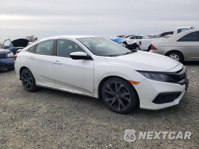 Czwarte zdjęcie samochodu z boku: 2021 HONDA CIVIC SPORT VIN:2HGFC2F82MH549714 - miniatura