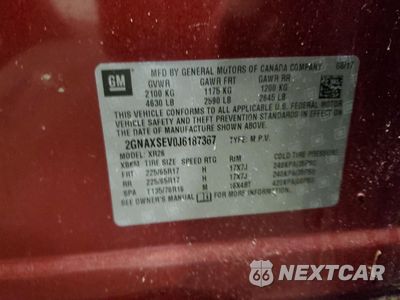 Zdjęcie 14 z 14 samochodu: 2018 CHEVROLET EQUINOX LT VIN:2GNAXSEV0J6187367 - miniatura