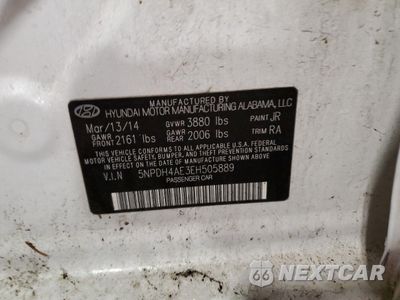 Zdjęcie 13 z 13 samochodu: 2014 HYUNDAI ELANTRA SE VIN:5NPDH4AE3EH505889 - miniatura