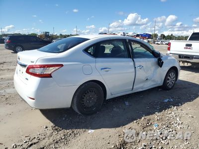 Trzecie zdjęcie samochodu z tyłu: 2014 NISSAN SENTRA S VIN:3N1AB7AP6EY328168 - miniatura