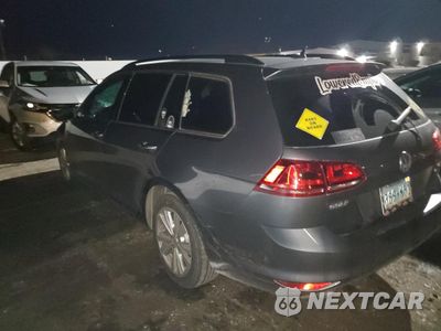 Drugie zdjęcie samochodu z przodu: 2017 VOLKSWAGEN GOLF SPORTWAGEN S VIN:3VW017AU4HM503155 - miniatura
