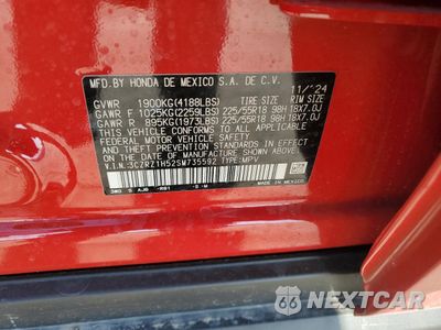 Zdjęcie 15 z 15 samochodu: 2025 HONDA HR-V SPORT VIN:3CZRZ1H52SM735592 - miniatura
