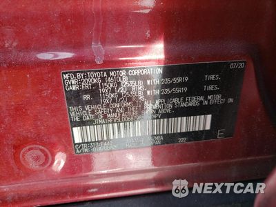 Zdjęcie 13 z 14 samochodu: 2020 TOYOTA RAV4 XLE PREMIUM VIN:JTMA1RFV5LD068798 - miniatura