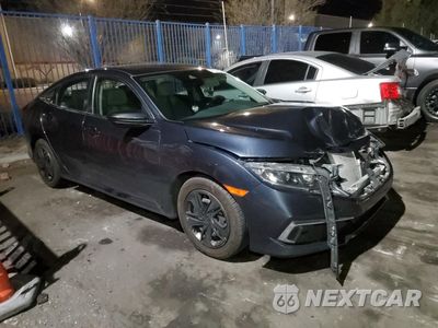 Czwarte zdjęcie samochodu z boku: 2020 HONDA CIVIC LX VIN:2HGFC2F64LH593761 - miniatura