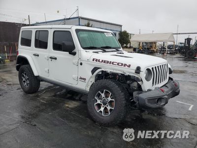 Czwarte zdjęcie samochodu z boku: 2019 JEEP WRANGLER UNLIMITED RUBICON VIN:1C4HJXFN9KW664602 - miniatura