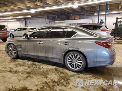 Drugie zdjęcie samochodu z przodu: 2019 INFINITI Q50 LUXE VIN:JN1EV7AR0KM550326 - miniatura