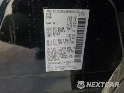 Zdjęcie 14 z 15 samochodu: 2024 NISSAN PATHFINDER S VIN:5N1DR3AC1RC243826 - miniatura