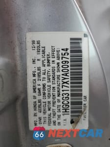 Zdjęcie 14 z 14 samochodu: 1990 HONDA ACCORD EX VIN:1HGCG317XYA009754 - miniatura