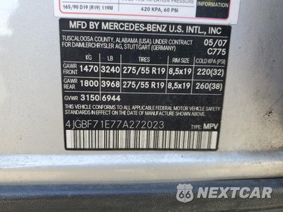 Zdjęcie 13 z 13 samochodu: 2007 MERCEDES-BENZ GL 450 4MATIC VIN:4JGBF71E77A272023 - miniatura