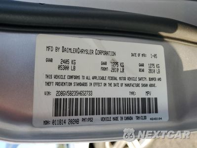 Zdjęcie 12 z 12 samochodu: 2005 DODGE MAGNUM R/T VIN:2D8GV58235H652733 - miniatura