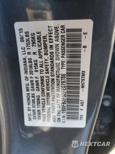 Zdjęcie 14 z 14 samochodu: 2015 HONDA CIVIC LX VIN:19XFB2F52FE079786 - miniatura