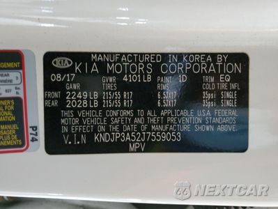 Zdjęcie 14 z 14 samochodu: 2018 KIA SOUL + VIN:KNDJP3A52J7559053 - miniatura