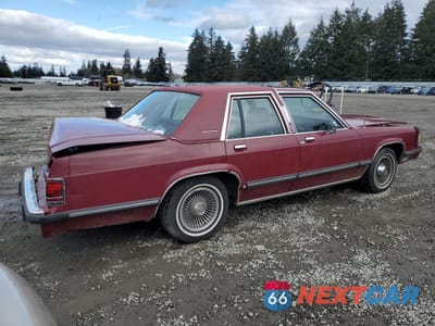 Trzecie zdjęcie samochodu z tyłu: 1989 MERCURY GRAND MARQUIS LS VIN:2MEBM75F7KX736570 - miniatura