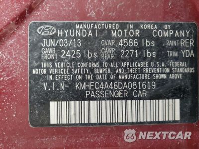 Zdjęcie 12 z 14 samochodu: 2013 HYUNDAI SONATA HYBRID VIN:KMHEC4A46DA081619 - miniatura