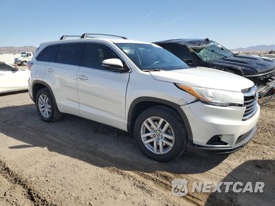 Czwarte zdjęcie samochodu z boku: 2016 TOYOTA HIGHLANDER LE VIN:5TDZKRFH1GS150242 - miniatura