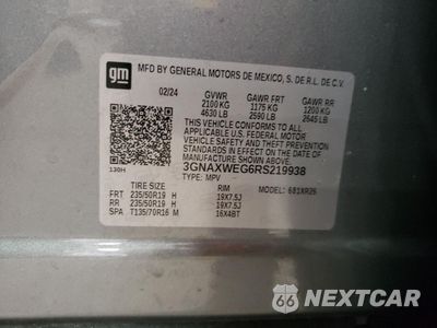 Zdjęcie 13 z 14 samochodu: 2024 CHEVROLET EQUINOX RS VIN:3GNAXWEG6RS219938 - miniatura