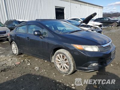 Czwarte zdjęcie samochodu z boku: 2012 HONDA CIVIC EXL VIN:19XFB2F91CE313222 - miniatura