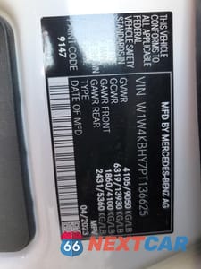 Zdjęcie 13 z 13 samochodu: 2023 MERCEDES-BENZ SPRINTER 2500 VIN:W1W4KBHY7PT136625 - miniatura