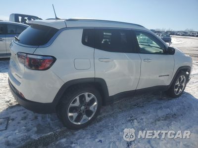 Trzecie zdjęcie samochodu z tyłu: 2020 JEEP COMPASS LIMITED VIN:3C4NJCCB9LT218558 - miniatura