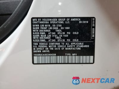 Zdjęcie 14 z 14 samochodu: 2019 VOLKSWAGEN ATLAS SE VIN:1V2XR2CAXKC604336 - miniatura