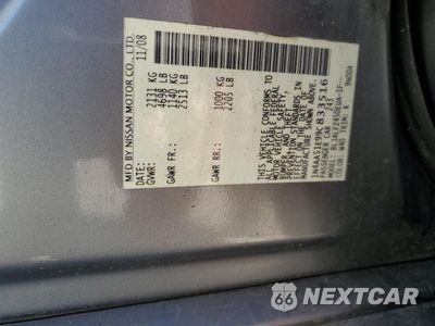 Zdjęcie 15 z 15 samochodu: 2009 NISSAN MAXIMA VIN:1N48851E99C833516 - miniatura