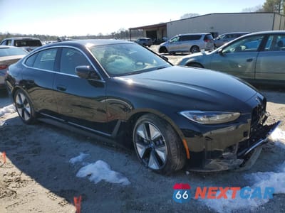 Czwarte zdjęcie samochodu z boku: 2024 BMW I4 EDRIVE 40 VIN:WBY73AW02RFT29049 - miniatura