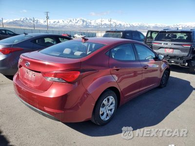 Trzecie zdjęcie samochodu z tyłu: 2016 HYUNDAI ELANTRA SE VIN:5NPDH4AE1GH755859 - miniatura