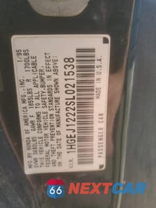 Zdjęcie 14 z 14 samochodu: 1995 HONDA CIVIC EX VIN:1HGEJ1222SL021538 - miniatura
