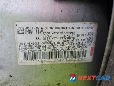 Zdjęcie 16 z 16 samochodu: 1999 TOYOTA RAV4 VIN:JT3GP10V8X7049397 - miniatura