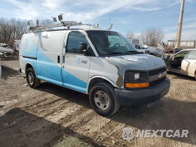 Czwarte zdjęcie samochodu z boku: 2010 CHEVROLET EXPRESS G2500 VIN:1GCZGFBAXA1154612 - miniatura
