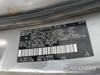 Zdjęcie 14 z 14 samochodu: 2007 TOYOTA SEQUOIA SR5 VIN:5TDZT34A77S286939 - miniatura