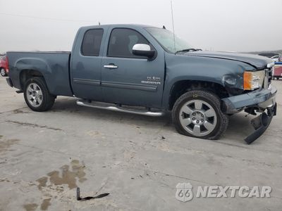 Czwarte zdjęcie samochodu z boku: 2011 GMC SIERRA C1500 SLE VIN:1GTR1VE08BZ221502 - miniatura