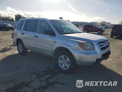 Czwarte zdjęcie samochodu z boku: 2006 HONDA PILOT LX VIN:2HKYF18146H545070 - miniatura