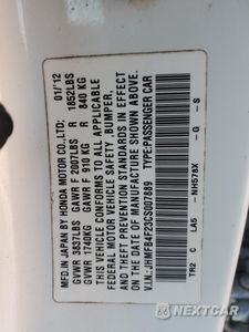 Zdjęcie 14 z 14 samochodu: 2012 HONDA CIVIC HYBRID VIN:JHMFB4F23CS007889 - miniatura
