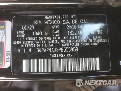 Zdjęcie 13 z 14 samochodu: 2023 KIA RIO LX VIN:3KPA24AD3PE553959 - miniatura
