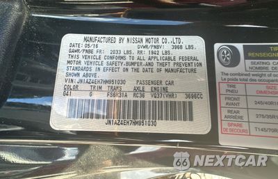 Zdjęcie 10 z 10 samochodu: 2017 NISSAN 370Z BASE VIN:JN1AZ4EH7HM951030 - miniatura