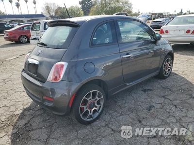 Trzecie zdjęcie samochodu z tyłu: 2015 FIAT 500 SPORT VIN:3C3CFFBRXFT663201 - miniatura
