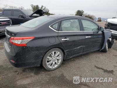 Trzecie zdjęcie samochodu z tyłu: 2013 NISSAN SENTRA S VIN:3N1AB7AP2DL616233 - miniatura