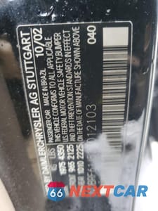 Zdjęcie 14 z 14 samochodu: 2003 MERCEDES-BENZ C 240 VIN:WDBRF61J53E012103 - miniatura