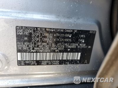 Zdjęcie 13 z 14 samochodu: 2022 TOYOTA RAV4 LE VIN:2T3MWRFVXNW130846 - miniatura
