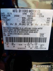 Zdjęcie 12 z 12 samochodu: 2010 FORD ESCAPE LIMITED VIN:1FMCU0EG8AKC26084 - miniatura