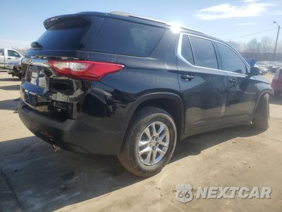 Trzecie zdjęcie samochodu z tyłu: 2021 CHEVROLET TRAVERSE LT VIN:1GNERGKW1MJ272456 - miniatura