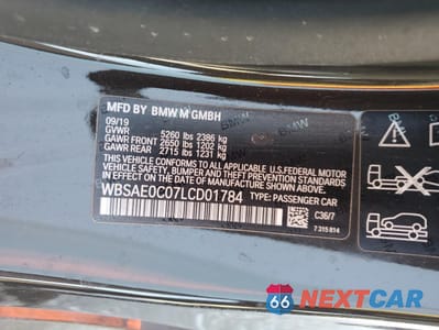 Zdjęcie 12 z 13 samochodu: 2020 BMW M8 VIN:WBSAE0C07LCD01784 - miniatura