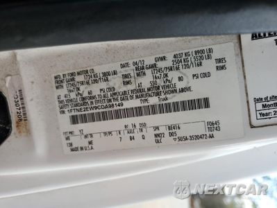Zdjęcie 13 z 13 samochodu: 2012 FORD ECONOLINE E250 VAN VIN:1FTNE2EW9CDA98149 - miniatura