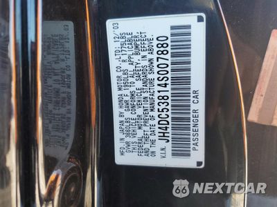 Zdjęcie 14 z 14 samochodu: 2004 ACURA RSX VIN:JH4DC53814S007880 - miniatura