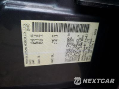 Zdjęcie 12 z 12 samochodu: 2010 NISSAN ALTIMA BASE VIN:1N4AL2AP9AN407442 - miniatura