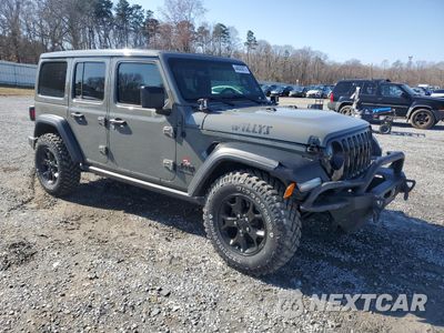 Czwarte zdjęcie samochodu z boku: 2022 JEEP WRANGLER UNLIMITED SPORT VIN:1C4HJXDG1NW200793 - miniatura