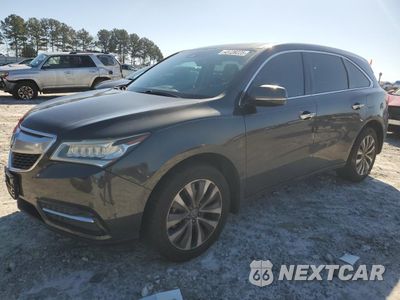 2016 ACURA MDX TECHNOLOGY 5FRYD3H45GB005351 - główne zdjęcie licytacji z USA - miniatura