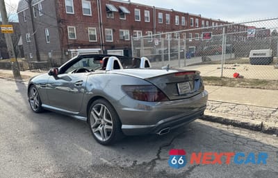 Trzecie zdjęcie samochodu z tyłu: 2016 MERCEDES-BENZ SLK 350 VIN:WDDPK5HA0GF117609 - miniatura