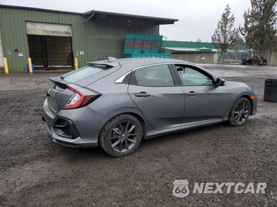 Trzecie zdjęcie samochodu z tyłu: 2021 HONDA CIVIC EX VIN:SHHFK7H6XMU423647 - miniatura